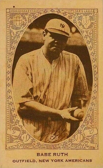 1922 E120 American Caramel Babe Ruth