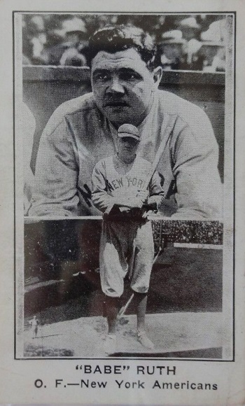 1922 E121 American Caramel Babe Ruth Photo Montage