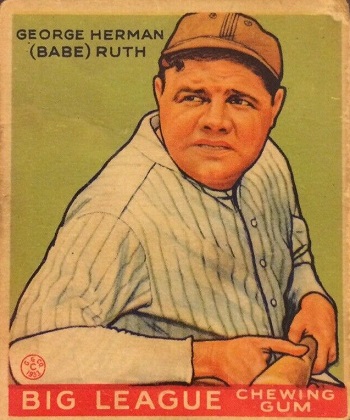 1933 Goudey Babe Ruth (#181)
