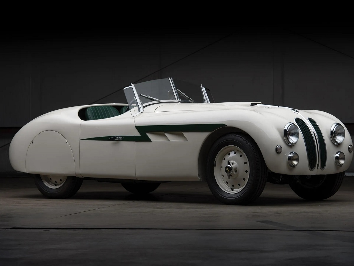 1939 frazer nash bmw 328 sports in white color