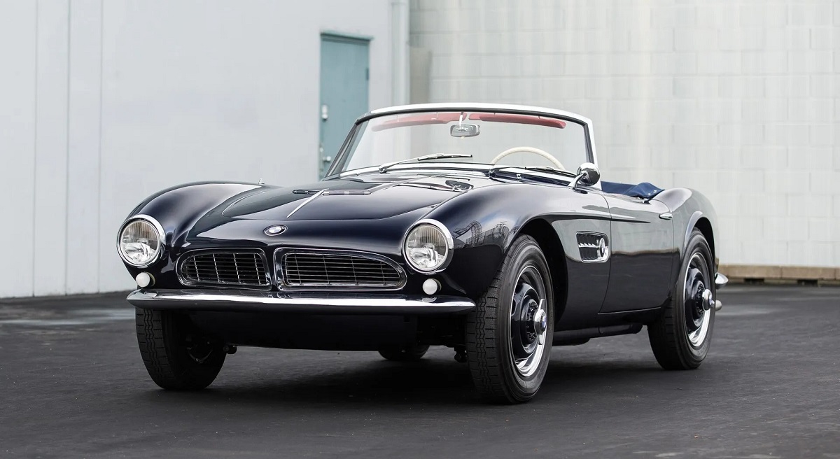 1958 bmw 507 roadster series II in black color