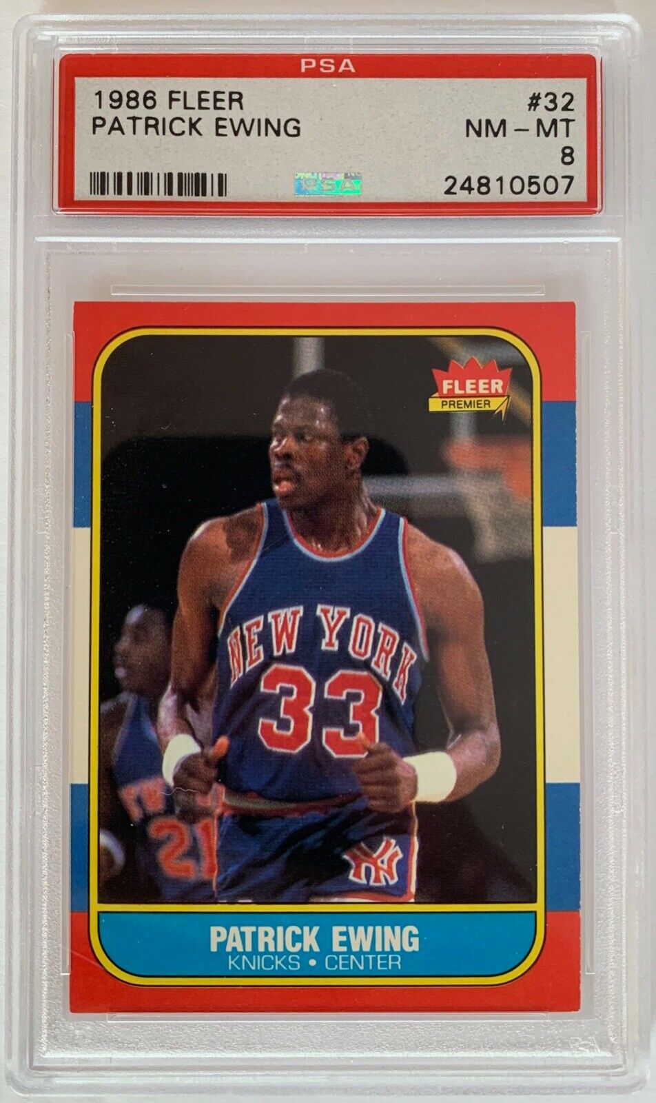 patrick ewing rookie card price