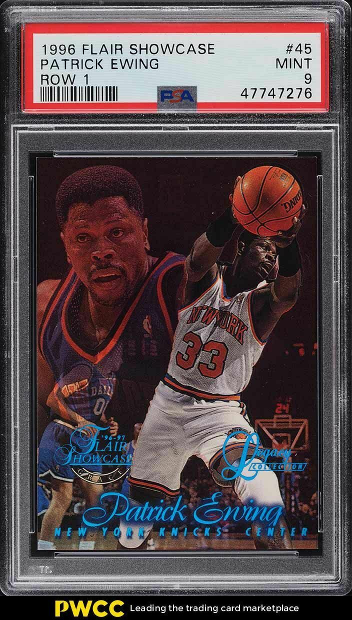 1996 Flair Showcase Row 1 Patrick Ewing – Base