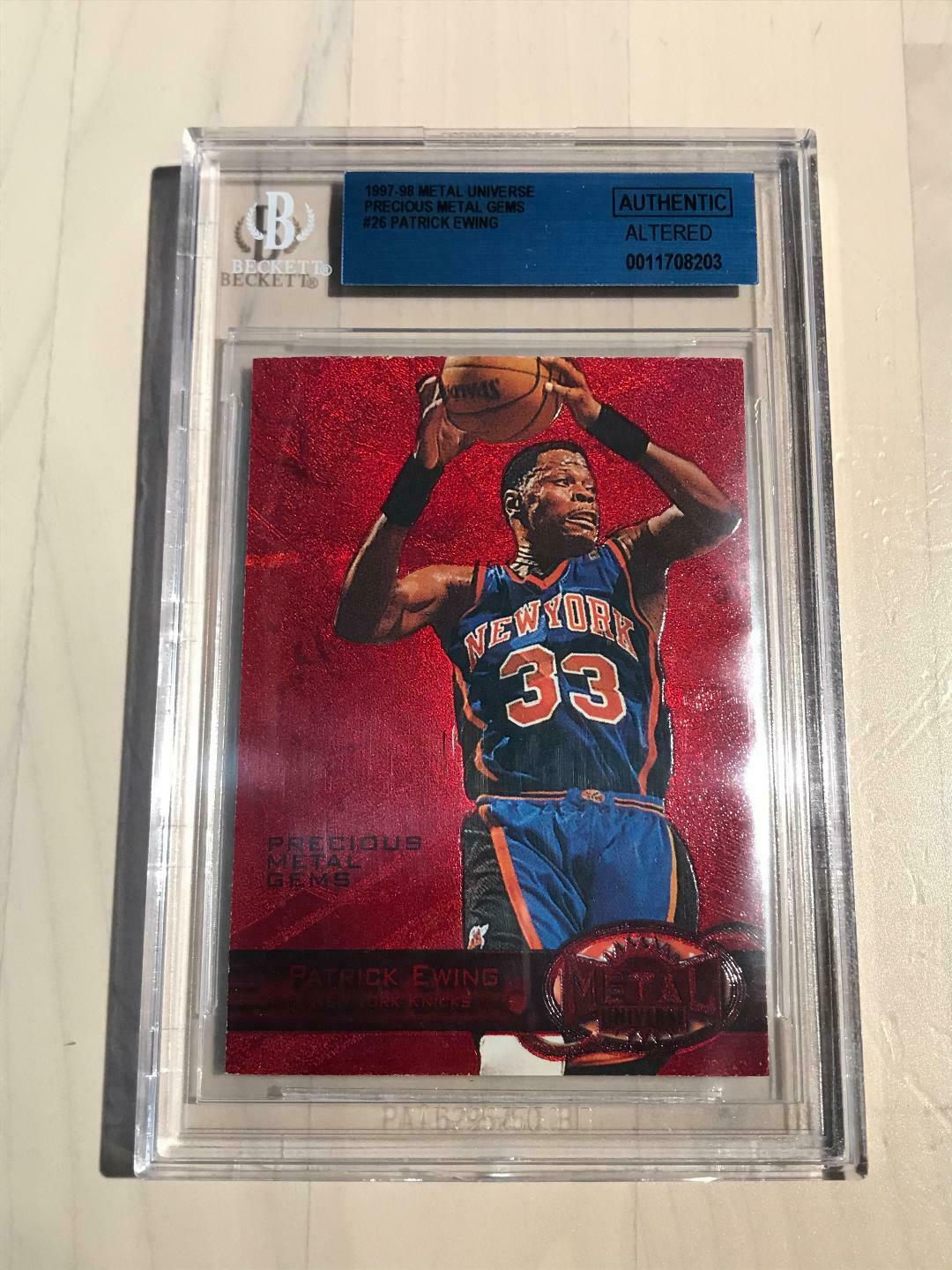 most expensive patrick ewing basketball card