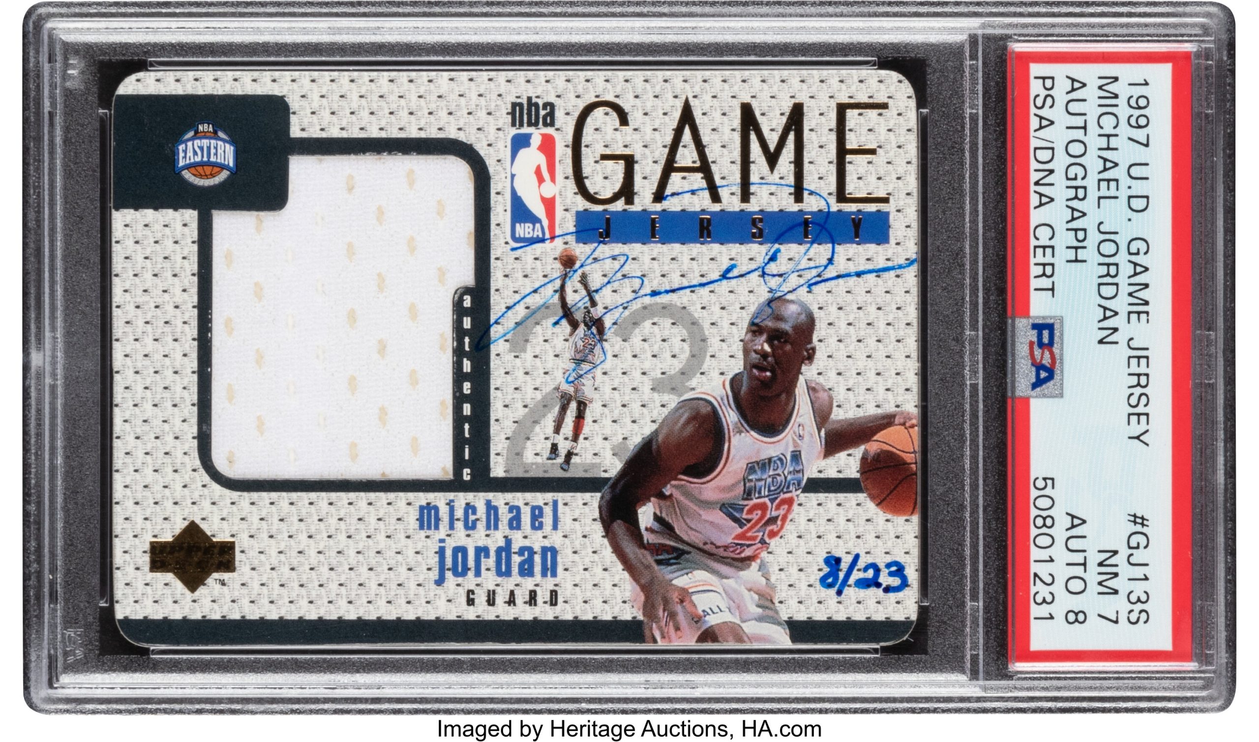 1997 Upper Deck Game Jersey Autograph - Michael Jordan