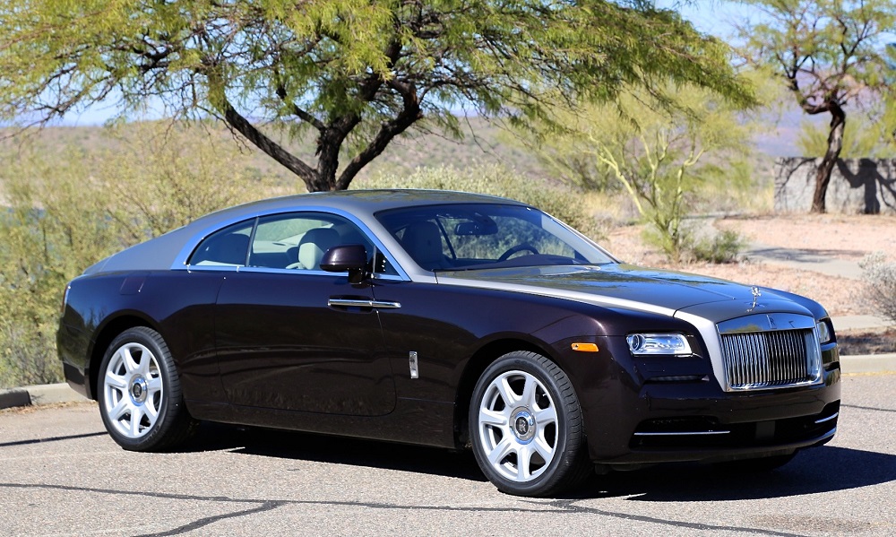 2014 rolls royce wraith parked outdoor during day time