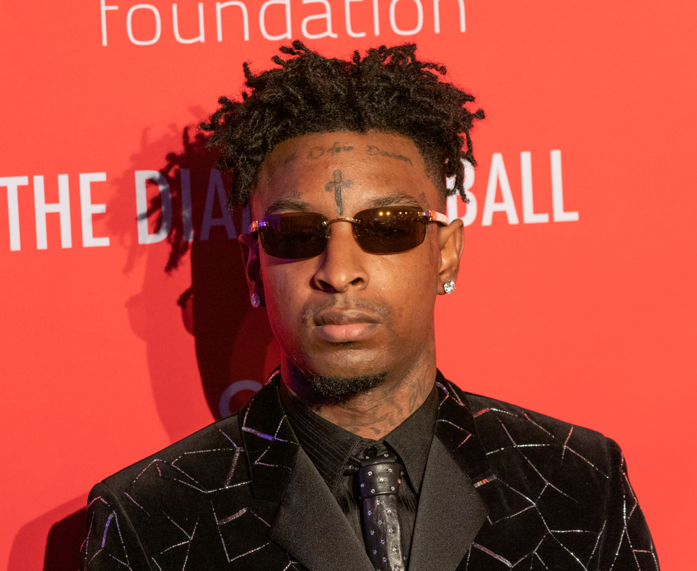 21 Savage in sunglasses