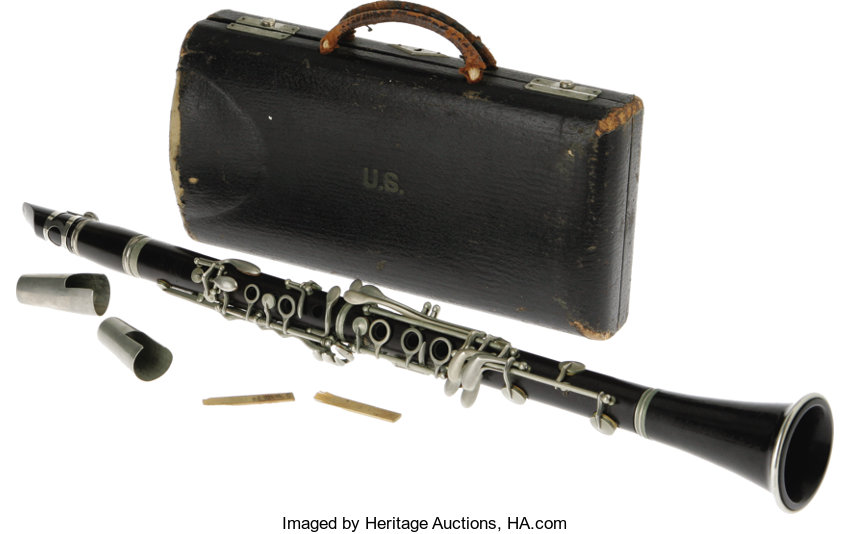 most expensive clarinets, benny Goodman's clarinet auction price