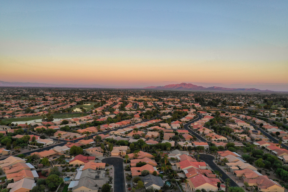 Arial photo of Chandler,AZ