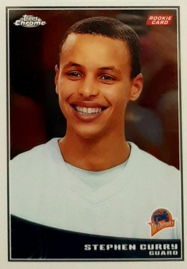 Steph Curry Topps Chrome