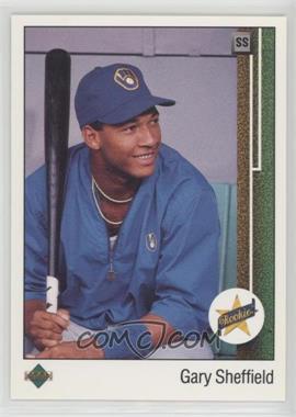 1989 Upper Deck - [Base] #13.1 - Gary Sheffield (Upside Down SS on Front) - Courtesy of COMC.com