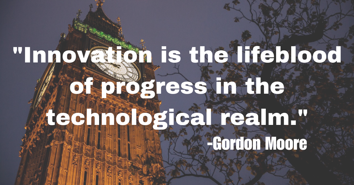 "Innovation is the lifeblood of progress in the technological realm."