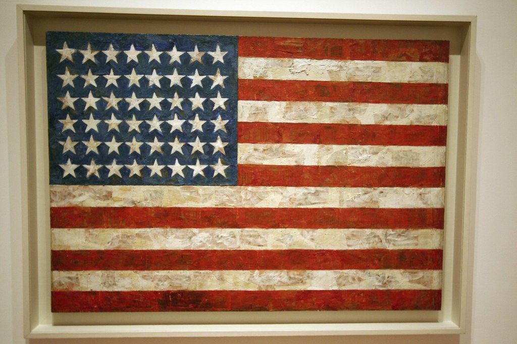 Jasper Johns flag 1983