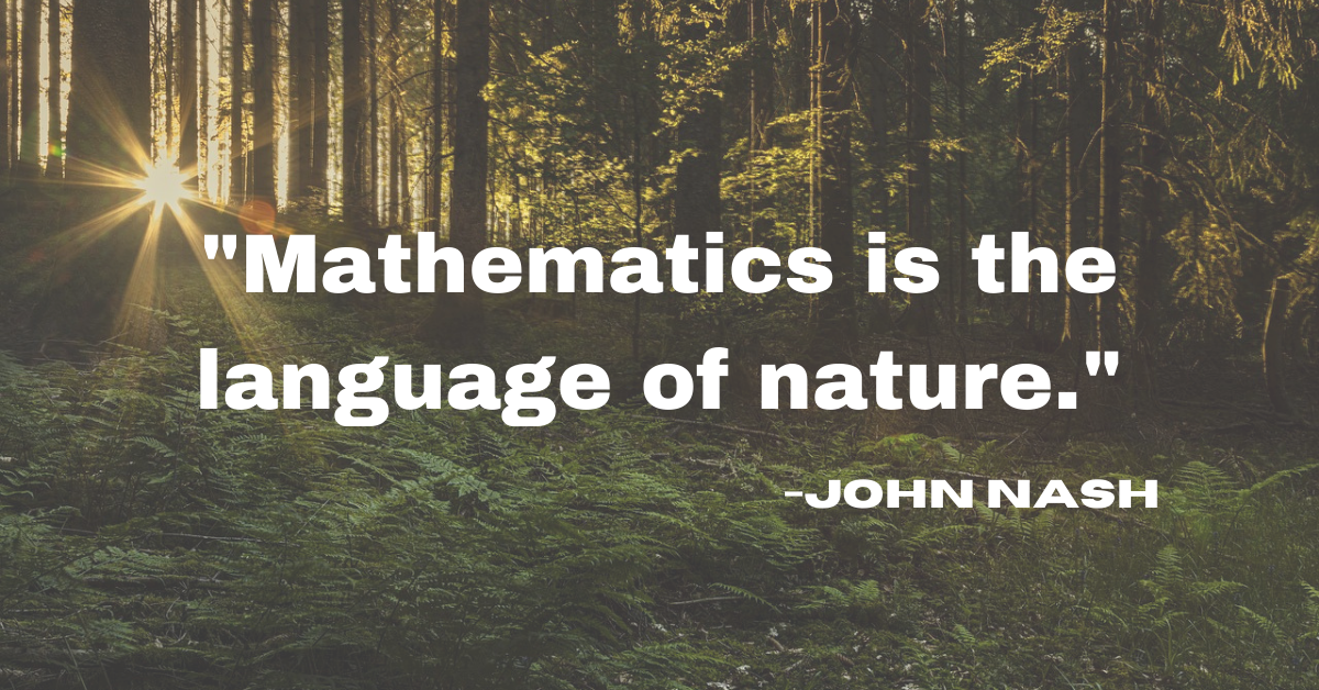 "Mathematics is the language of nature."