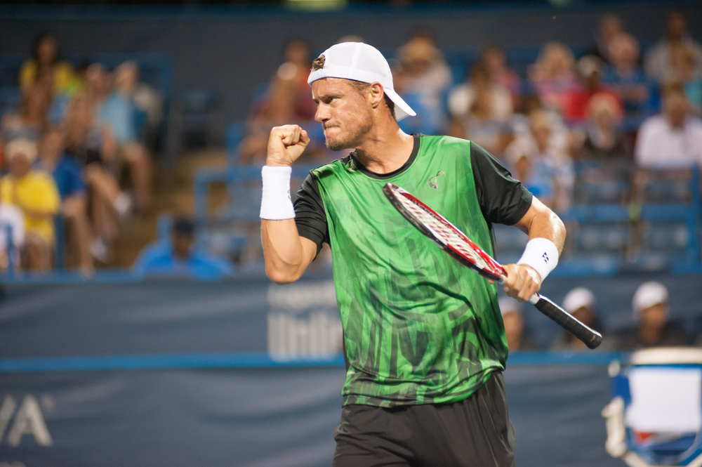 Lleyton Hewitt at the Citi Open tennis tournament