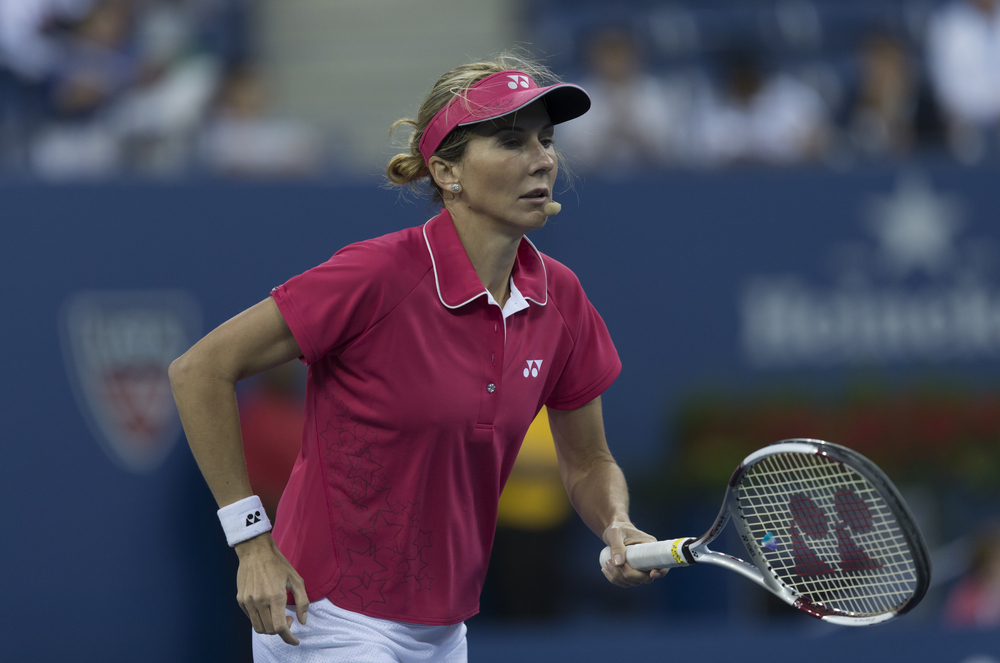 Monica Seles at USTA Billie Jean King National Tennis Center