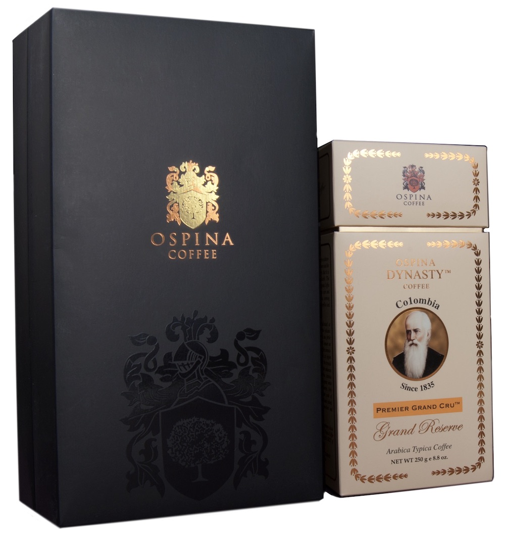 Ospina Dynasty Gran Café Premier Classé Grand Cru coffee price, most expensive coffees