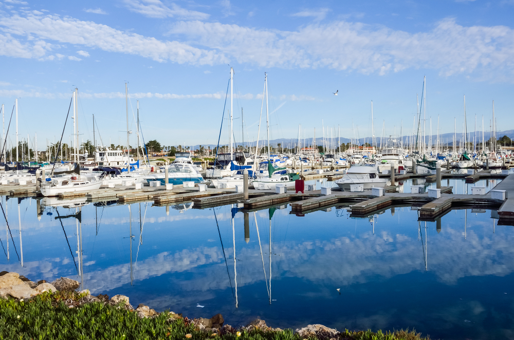 Boats at Channel Islands Marina in Oxnard California