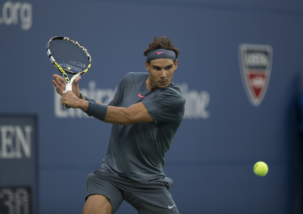 Rafael Nadal during the US Open final match