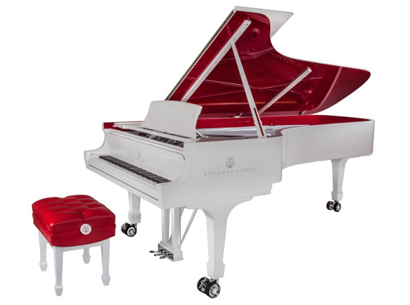 Steinway Red Pops Piano