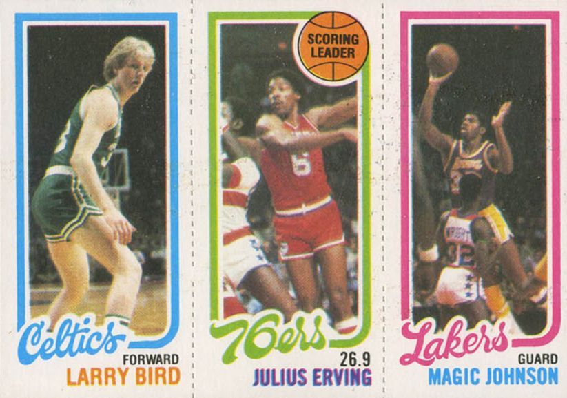 Bird/Dr J/Magic - Most valuable basketball cards