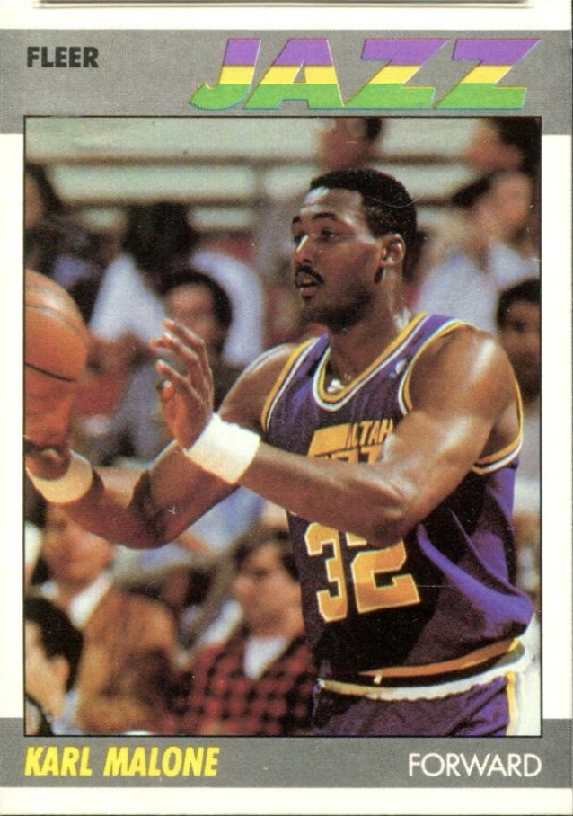 Karl Malone 1987 fleer