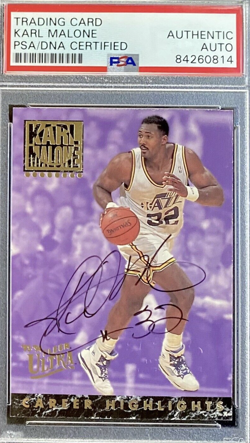 Karl Malone Ultra Career Highlights Card