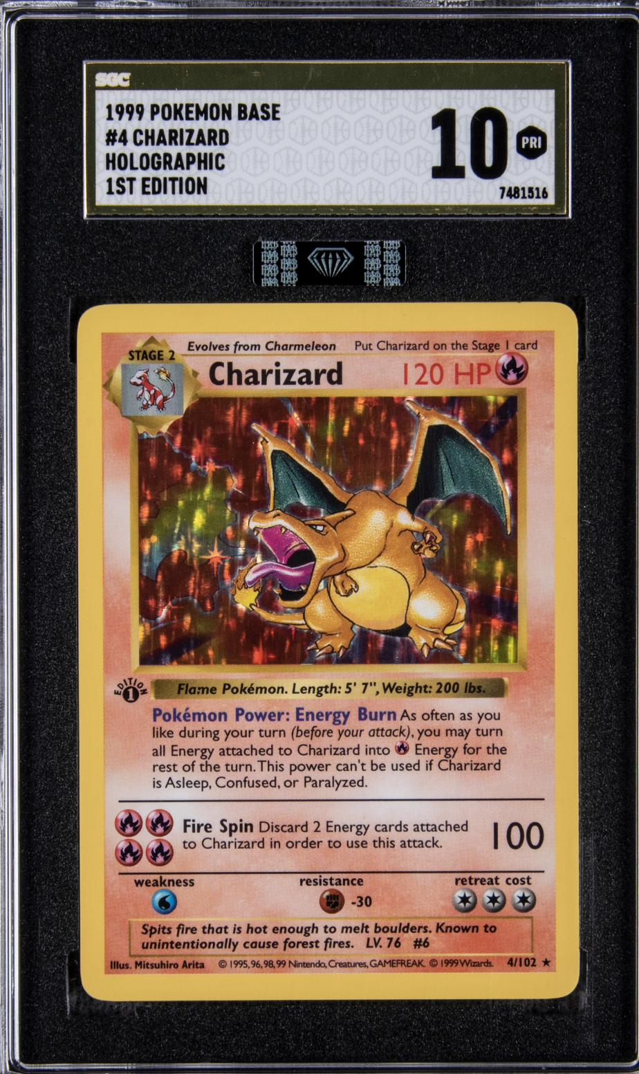 1999 Charizard Gold Label