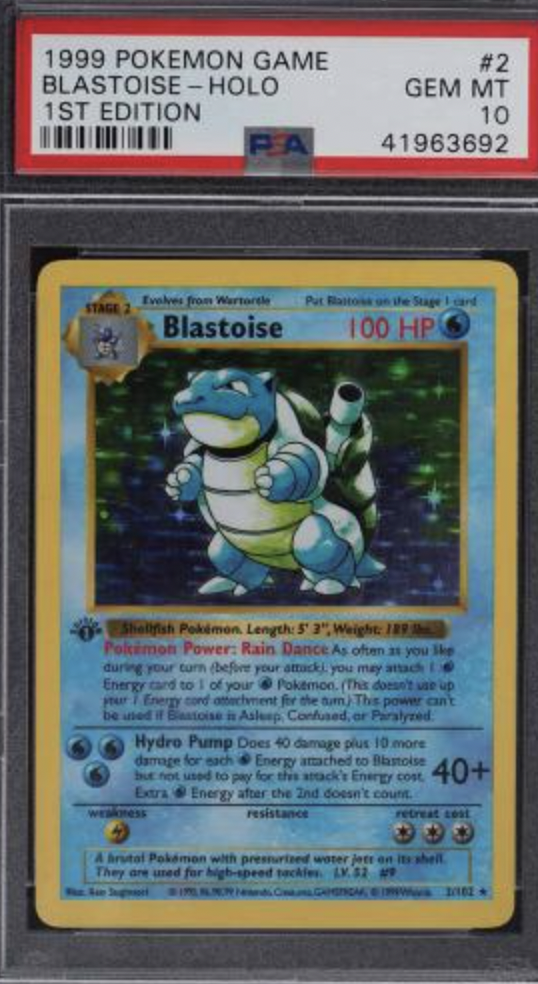 Blastoise First Edition