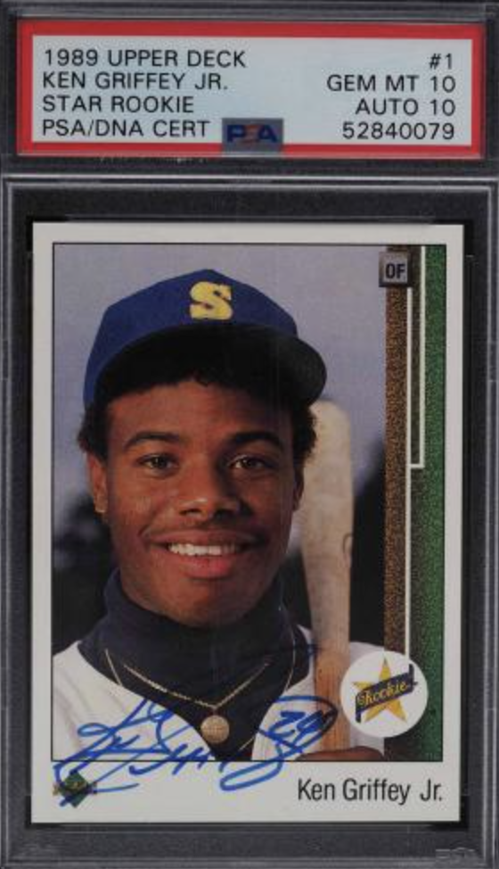 Ken Griffey Jr. Rookie card upper deck