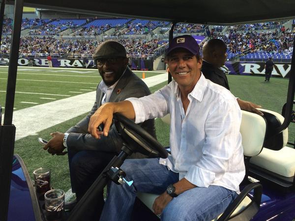 Stephen Bisciotti and Ray Lewis