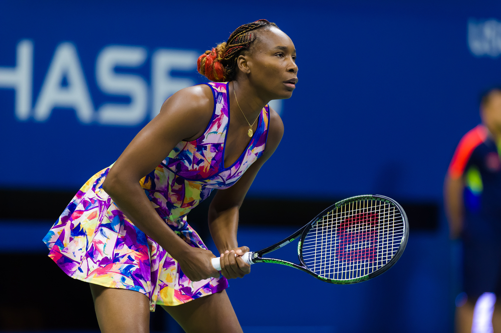 Venus Williams at the 2016 US Open Grand Slam tennis tournament