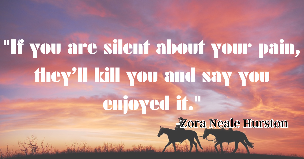 "If you are silent about your pain, they’ll kill you and say you enjoyed it."