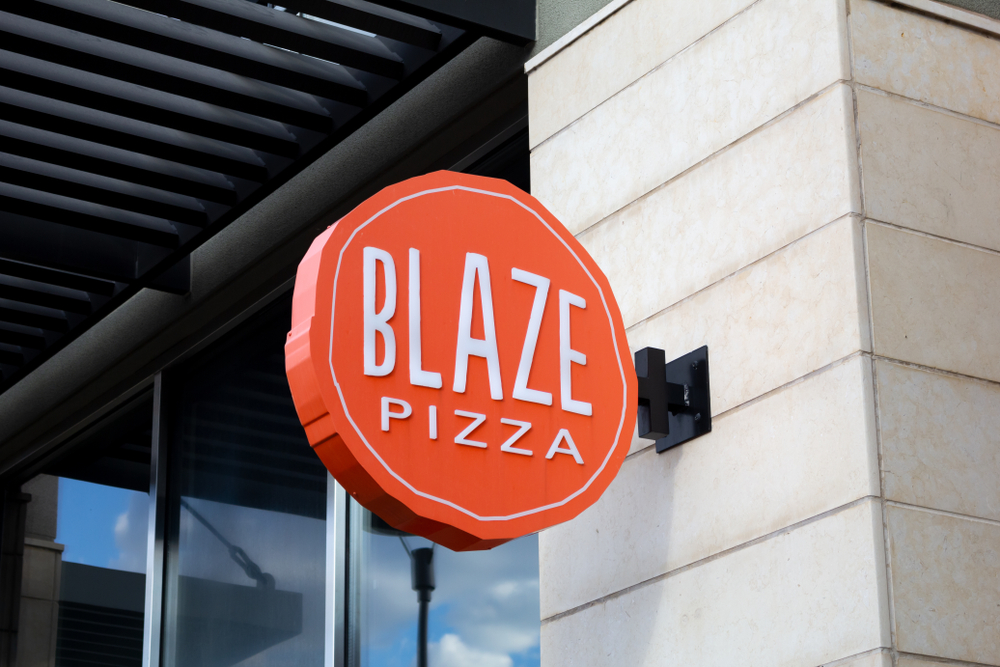 blaze pizza franchise, best pizza franchises