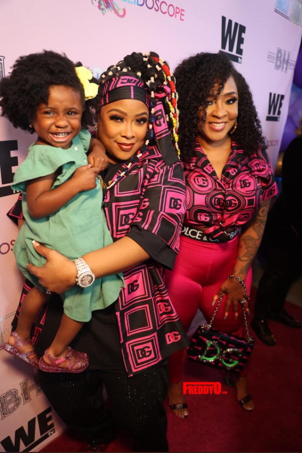 Jesseca with her daughter and wife, Da Brat