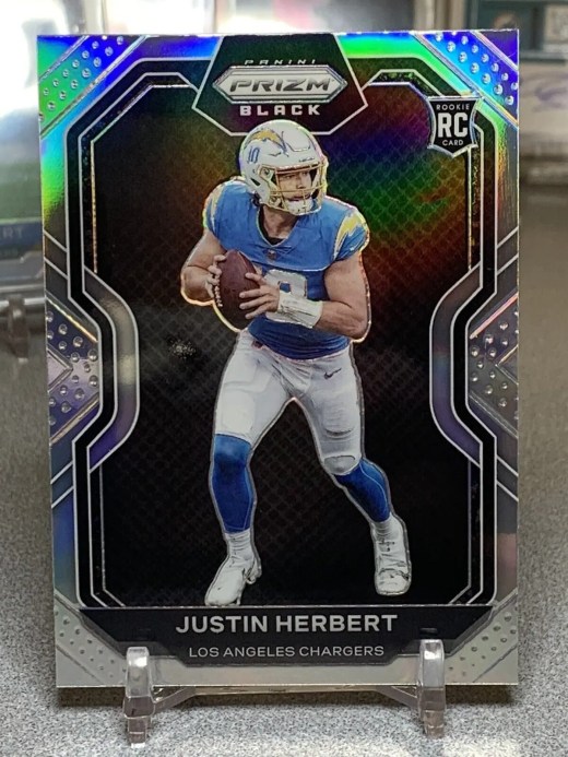 justin herbert 2020 prizm black