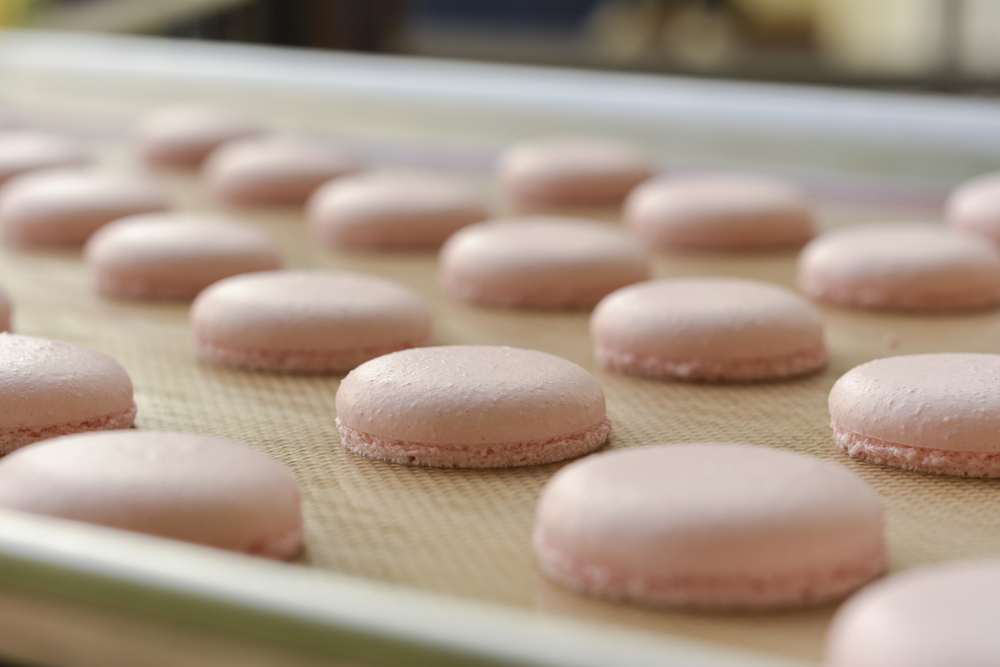 macarons being made, making macarons, macaron making process