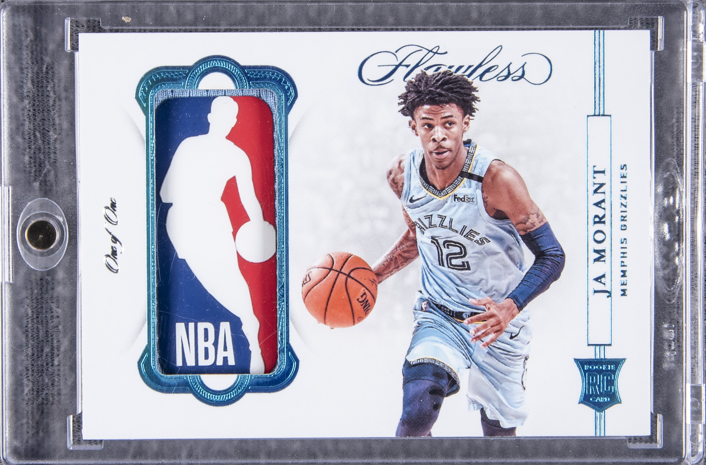 2019-20 Panini Flawless #LM-JAM Ja Morant Logoman (#1/1) - BGS MINT 9