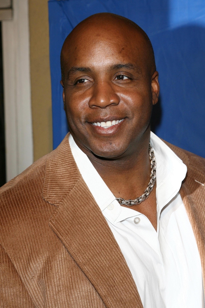 Barry Bonds smiling