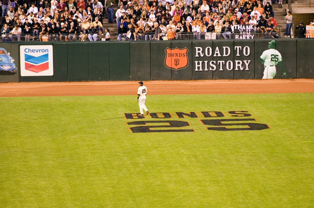 Barry Bonds last Game playing for the San Francisco Giants