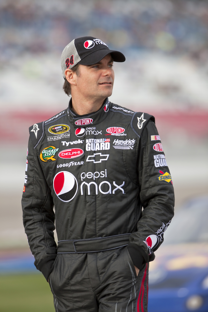 Jeff Gordon at the Las Vegas Motor Speedway