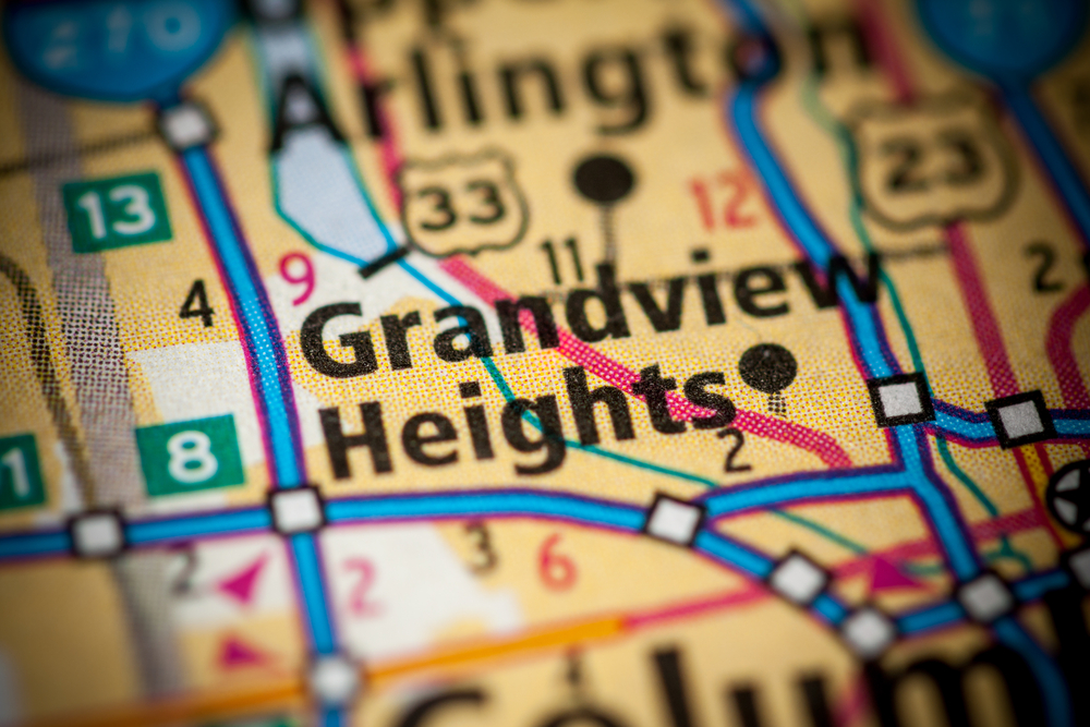 Grandview heights ohio map