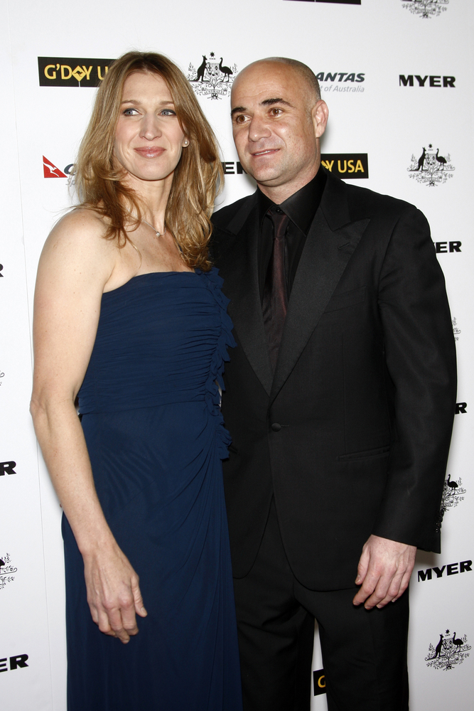 Andre Agassi and Steffi Graf at the 2011 G'Day USA Australia Week LA Black Tie Gala