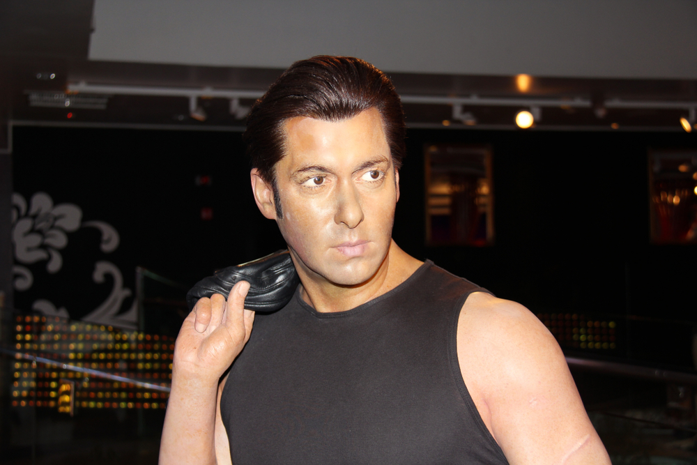 Waxwork statues of Salman Khan created by Madam Tussauds