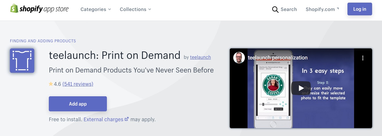 teelaunch review, print on demand app shopify