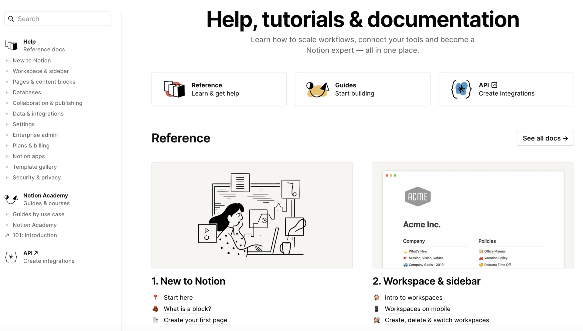 Notion Tutorials and Support